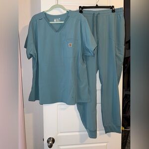 Carhartt XXL Scrubs Set in Blue